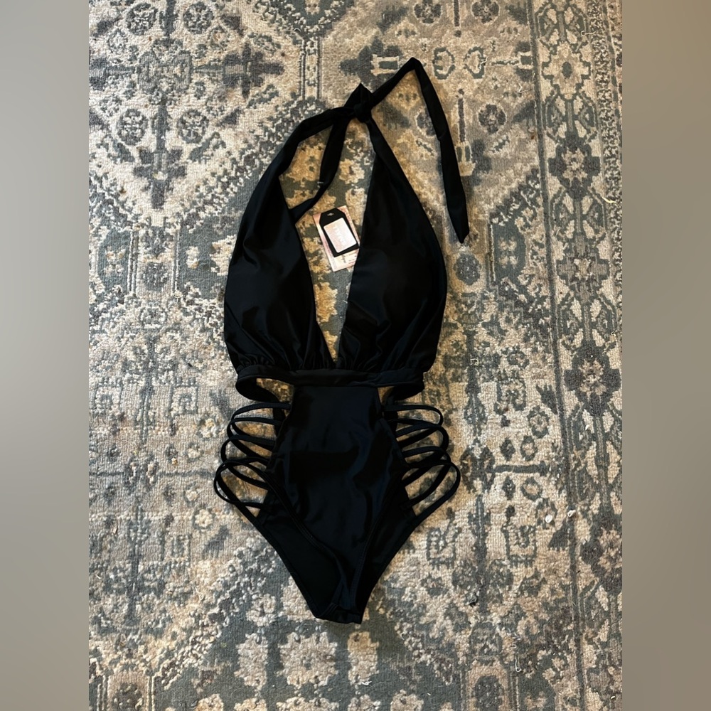 1972 willow swimsuit in black